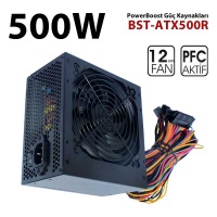 BOOST 500W PSU 12CM SİYAH FAN JPSU-BST-ATX500R 